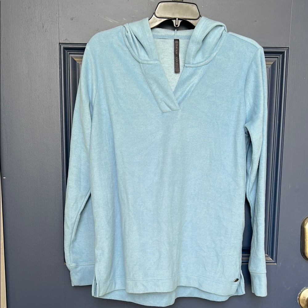 Light Blue Women's Hoodie Top